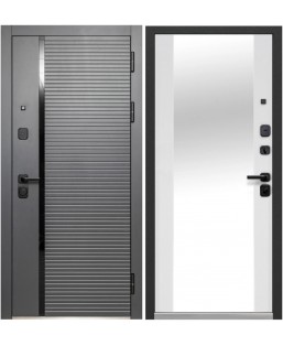 Luxor 2МДФ Горизонталь Зеркало Сатин графит
